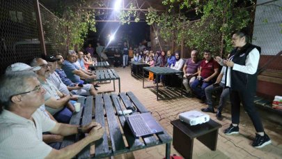 Kepez’de site sakinlerine afet farkındalık eğitimi