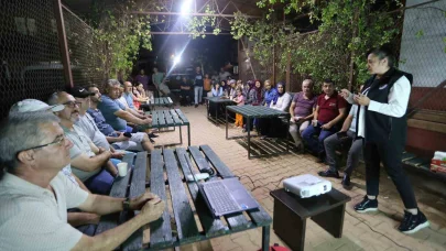 Kepez’de site sakinlerine afet farkındalık eğitimi
