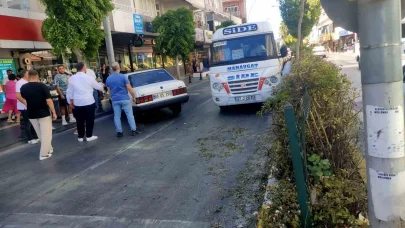 Kırmızı ışık ihlali kazayı beraberinde getirdi
