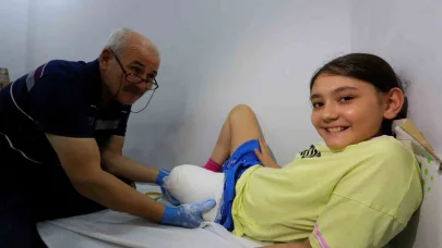 Özge protez bacağına kavuşuyor okula gitmek için gün sayıyor