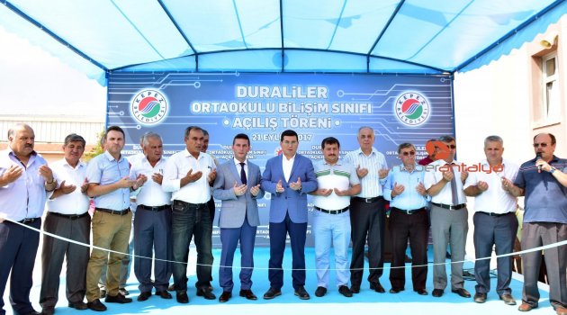 22’inci Bilişim Sınıfı Duraliler’de açıldı