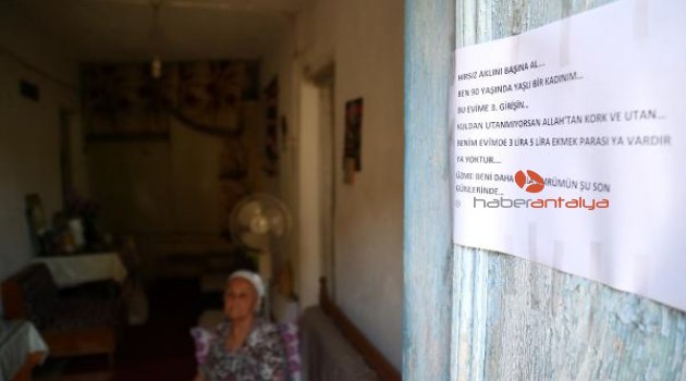 3 defa evini soyan hırsıza kapısına astığı mektupla seslendi