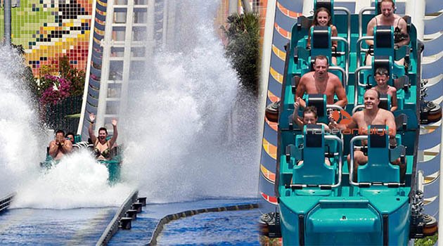 500 bin turistle Water coaster heyecanı