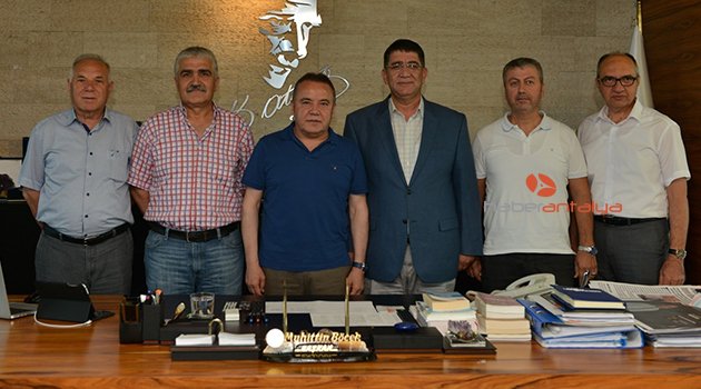 AESOB BAŞKANI DERE’DEN BAŞKAN BÖCEK’E ZİYARET
