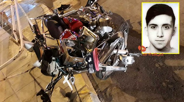 Ağır yaralı motosikletli genç kurtarılamadı