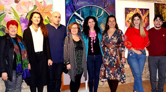 Akademisyenler eserlerini sergiledi