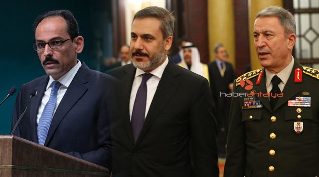 AKAR, KALIN VE FİDAN ABD'YE GİTTİ