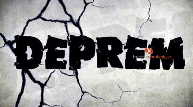 AKDENİZ'DE DEPREM