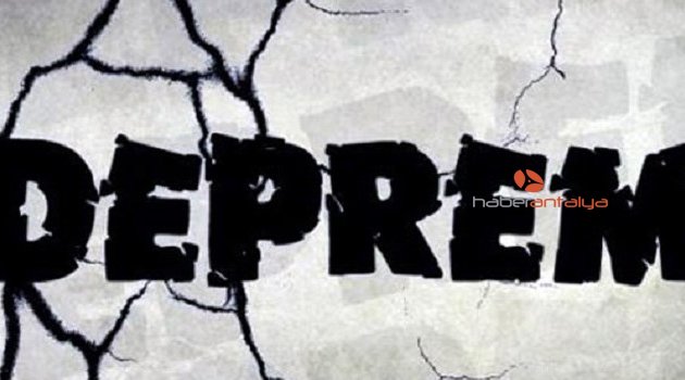 AKDENİZ'DE DEPREM