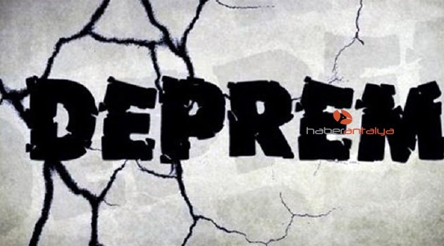 AKDENİZ'DE DEPREM