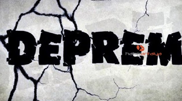 AKDENİZ'DE KORKUTAN DEPREM