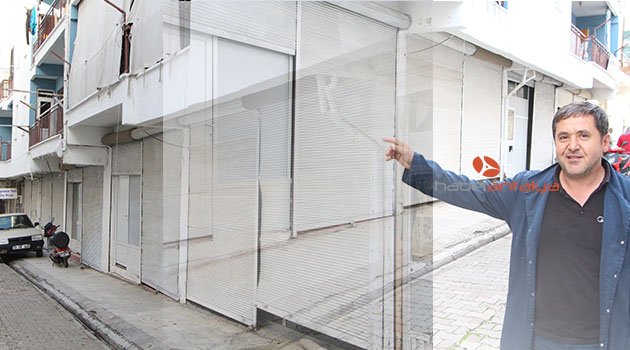  Aksu Berberoğlu çarşısı kepenk kapadı