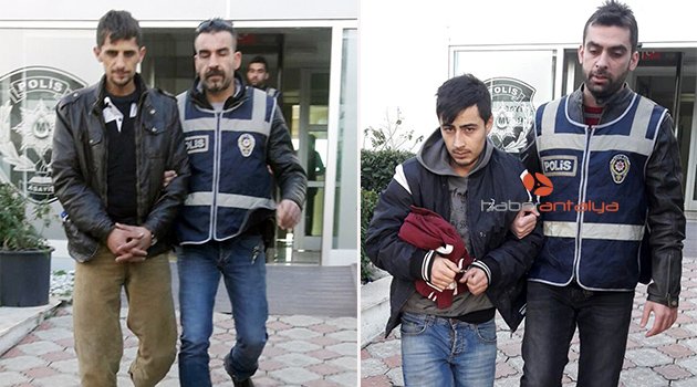 Akü hırsızları tutuklandı