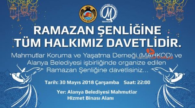 Alanya Belediyesi Mahmutlar'da Ramazan Şenliği düzenleyecek