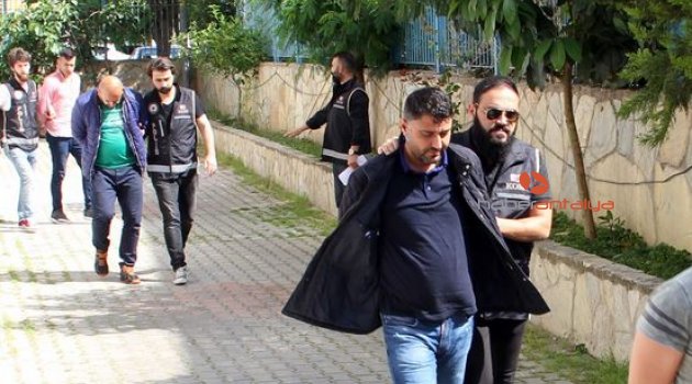 Alanya’da suç örgütü operasyonuna 7 tutuklama