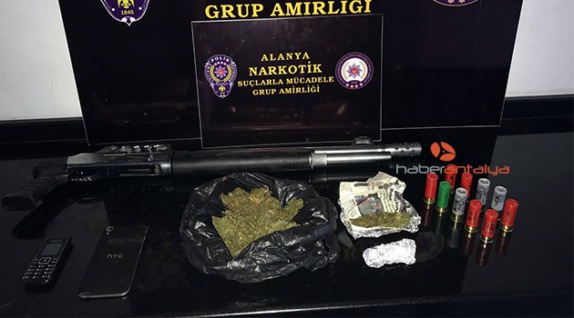 Alanya’da uyuşturucu operasyonu