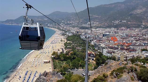 Alanya Teleferik hizmete açıldı