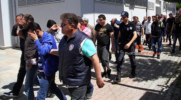 Alanya'da 21 şüpheli yakalandı
