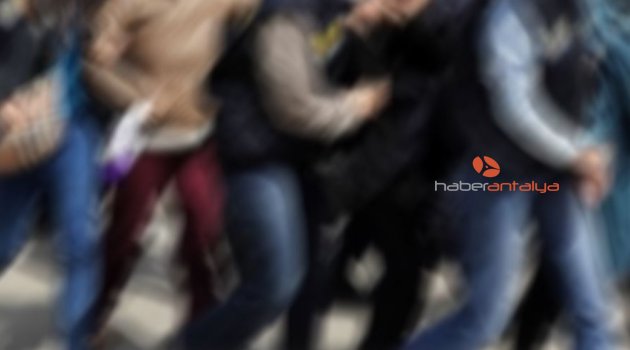 Alanya'da 2'si kadın 19 şüpheli yakalandı
