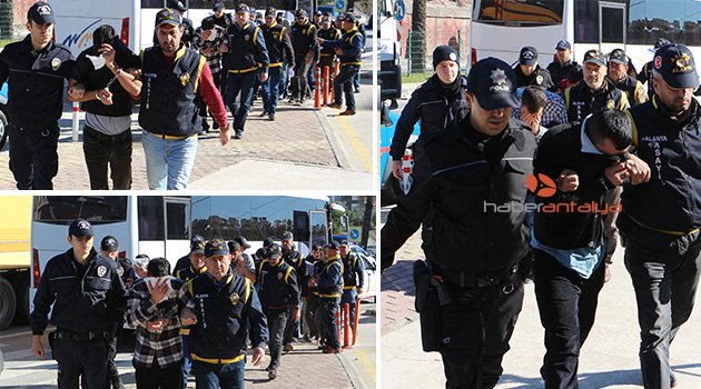 Alanya'da hırsızlık çetesi çökertildi