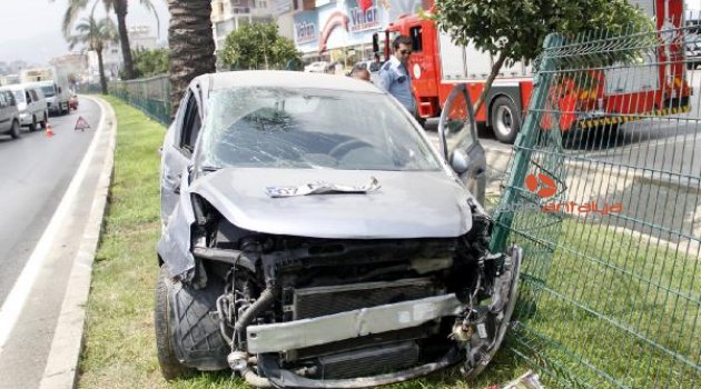 Alanya'da kaza: 1 yaralı