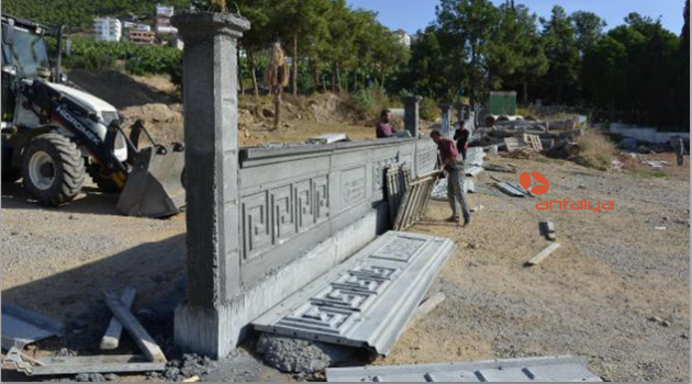 Alanya'da mezarlıklara 5 milyonluk yatırım