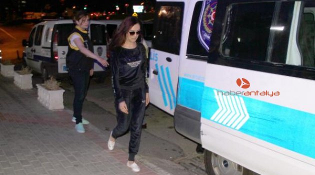 Alanya'da operasyon: 9 gözaltı