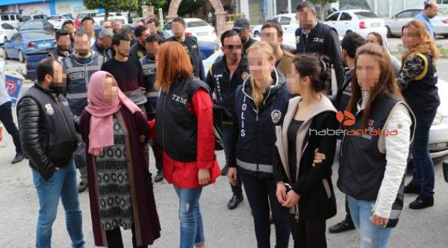 Alanya'da terör operasyonu: 11 gözaltı