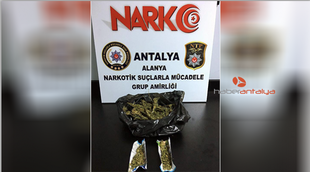 Alanya'da uyuşturucu operasyonu