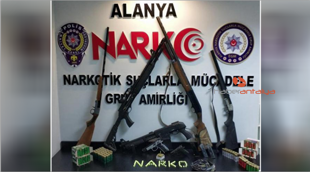 Alanya'da uyuşturucu operasyonu