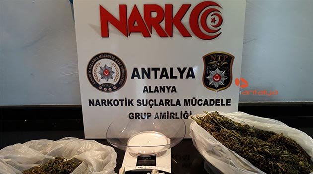 Alanya'da uyuşturucu operasyonu