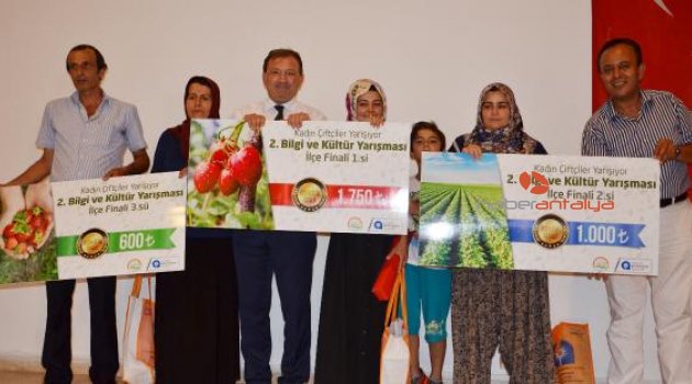 Alanyalı kadın çiftçiler yarıştı