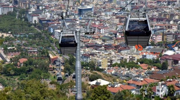 Alanya'nın 30 yıllık teleferik hayali gerçek oldu