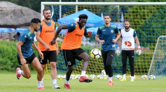 Alanyaspor'da çift idman