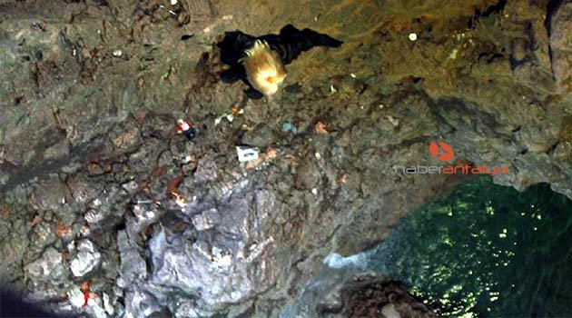 Alkollü genç kız falezlere tırmandı, ekipler seferber oldu