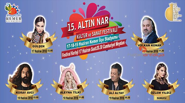 Altın Nar Festivali'ne sanatçı akını