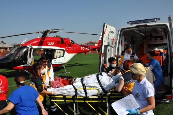 Ambulans Helikopterde Kalbi Duran Hasta Kurtarılamadı