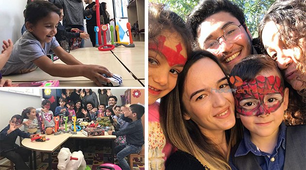 Ana sınıfı öğrencilerinin oyuncak sevinci