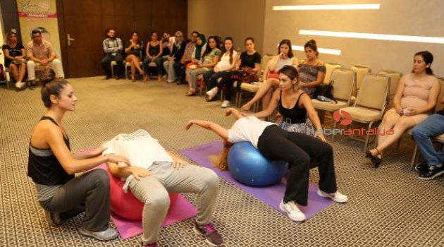 Anne adayları, zumbayla stres atıyor