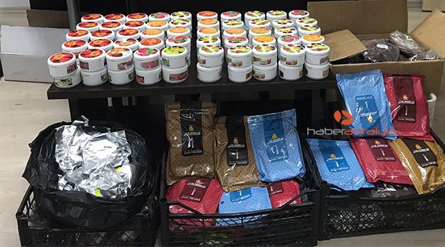 Antalya’da 255 kilo nargile tütünü ele geçirildi