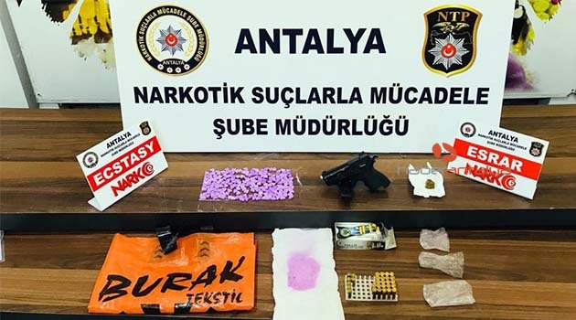 Antalya’da 5 ayrı uyuşturucu operasyonu: 9 gözaltı