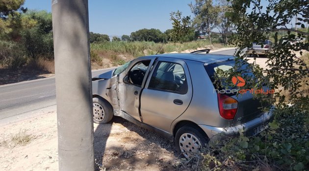 Antalya’da bir trafik kazası daha