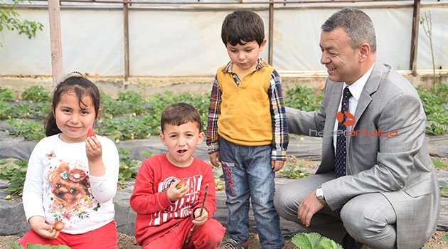 Antalya’da çocuklar tarımı öğrenecek