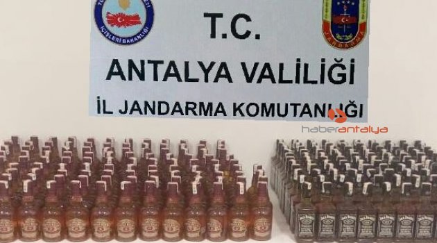 Antalya’da kaçak içki operasyonları