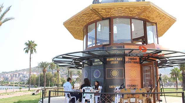 Antalya’da 'Millet Kıraathanesi' açıldı