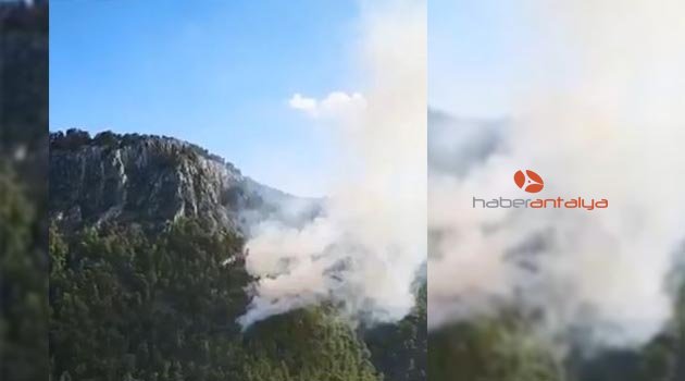Antalya’da orman yangını