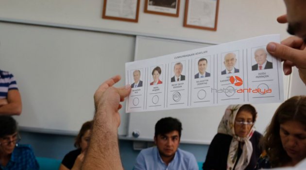 Antalya’da partilerin kazandığı oy oranları ve milletvekili sayıları