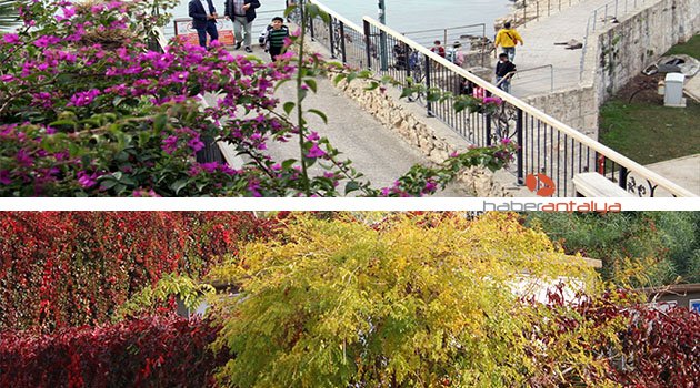 Antalya’da sonbahar güzelliği