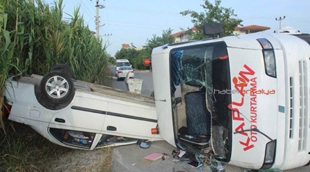 Antalya’da trafik kazası: 4 yaralı