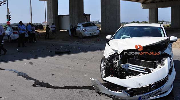 Antalya’da trafik kazası